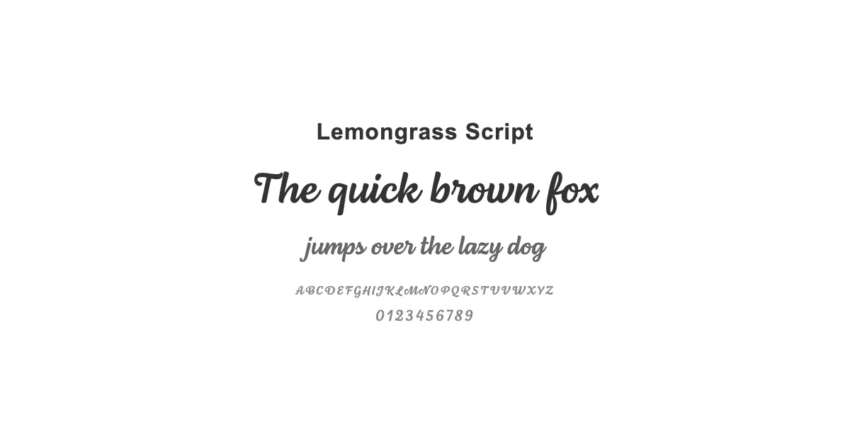 Lemongrass Scriptのサムネイル画像