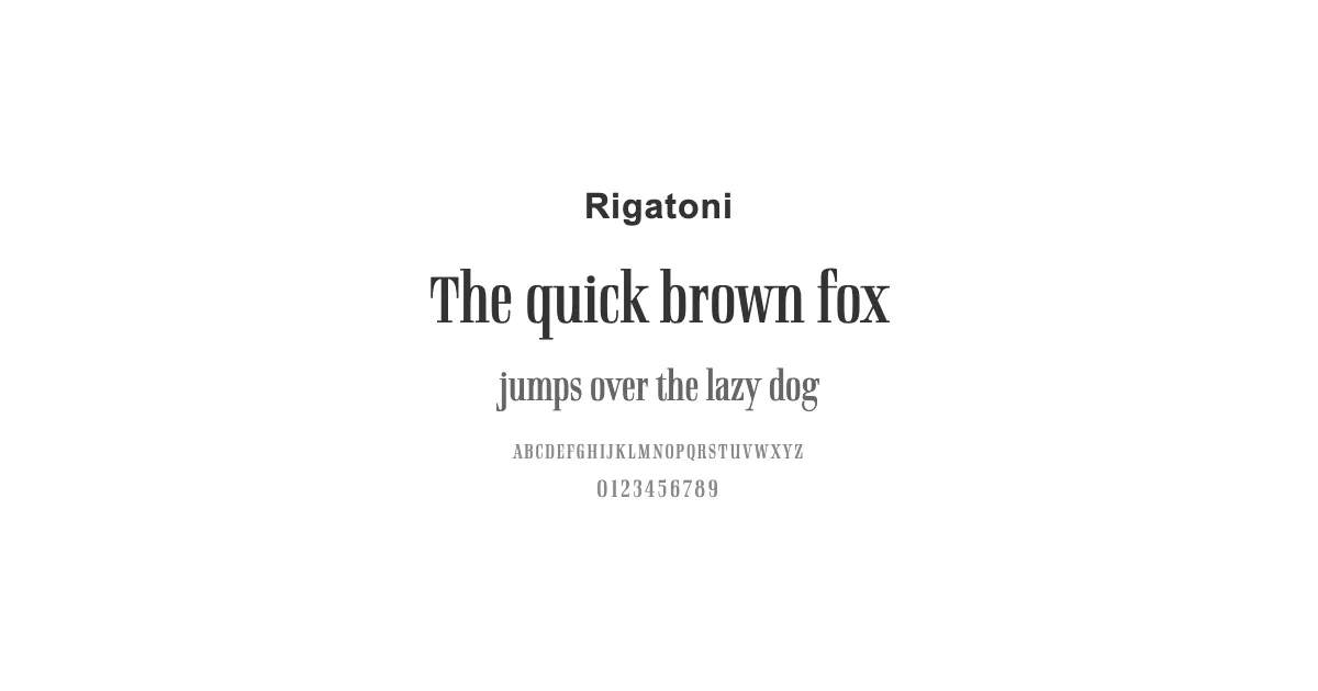 Rigatoniのサムネイル画像