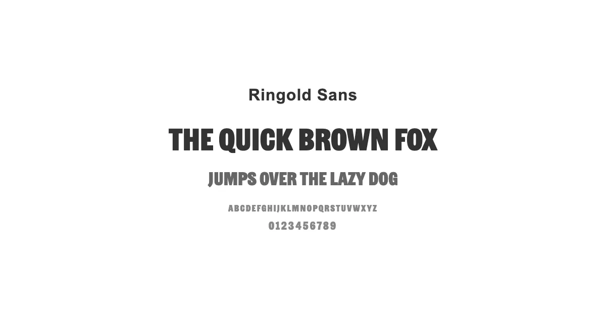 Ringold Sansのサムネイル画像