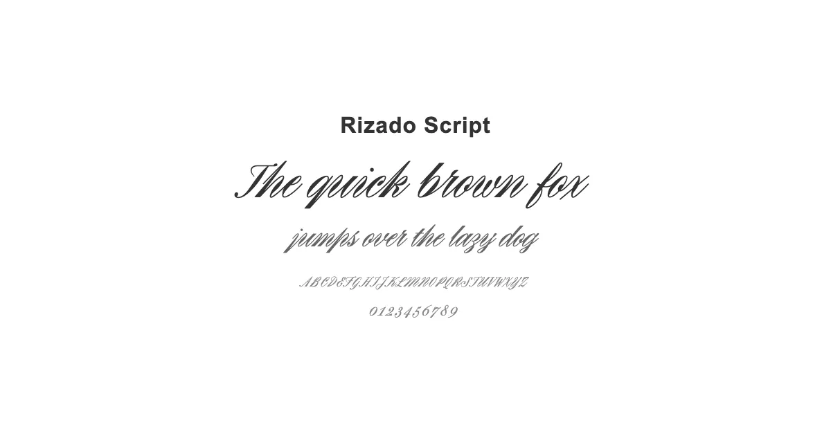 Rizado Scriptのサムネイル画像