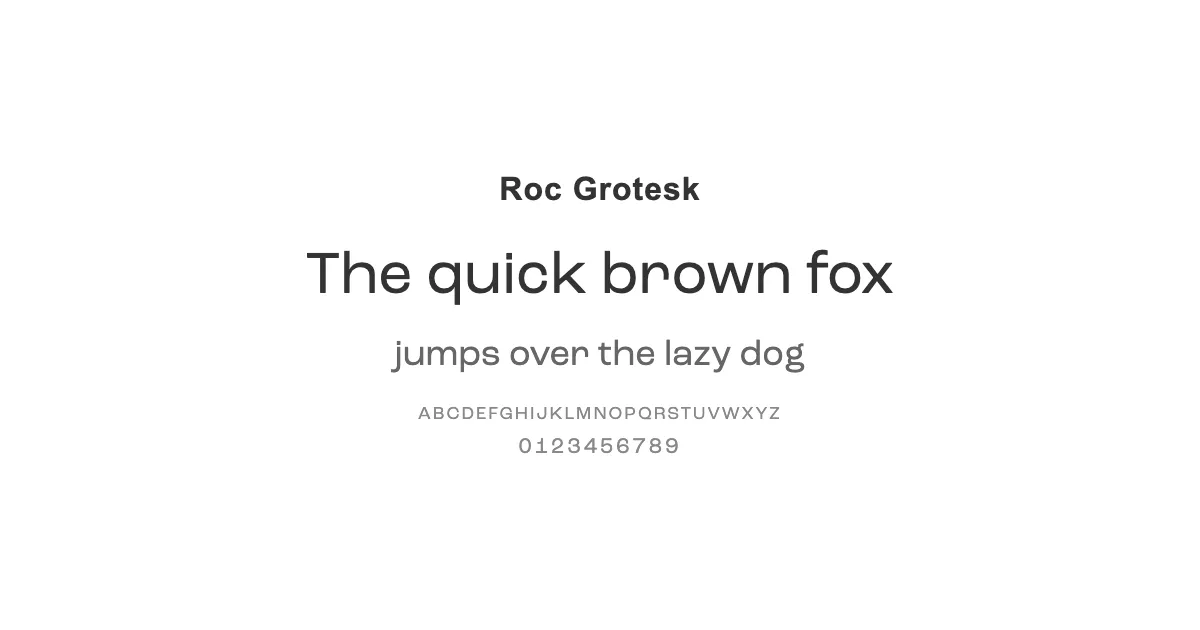 Roc Groteskのサムネイル画像