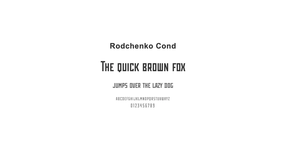 Rodchenko Condのサムネイル画像