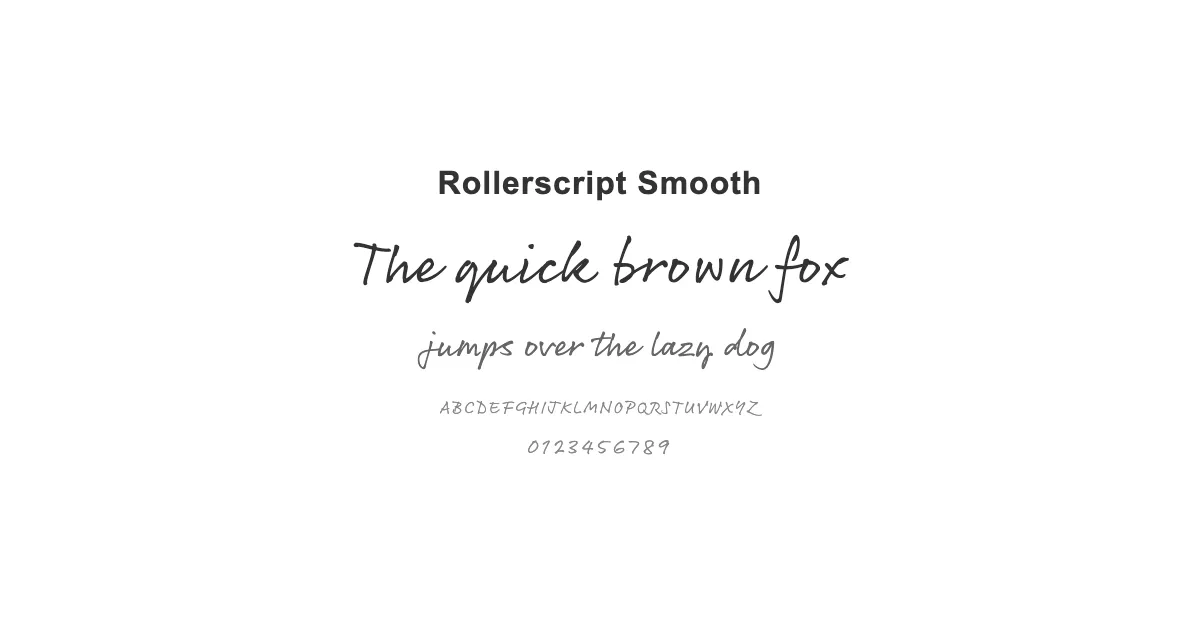 Rollerscript Smoothのサムネイル画像