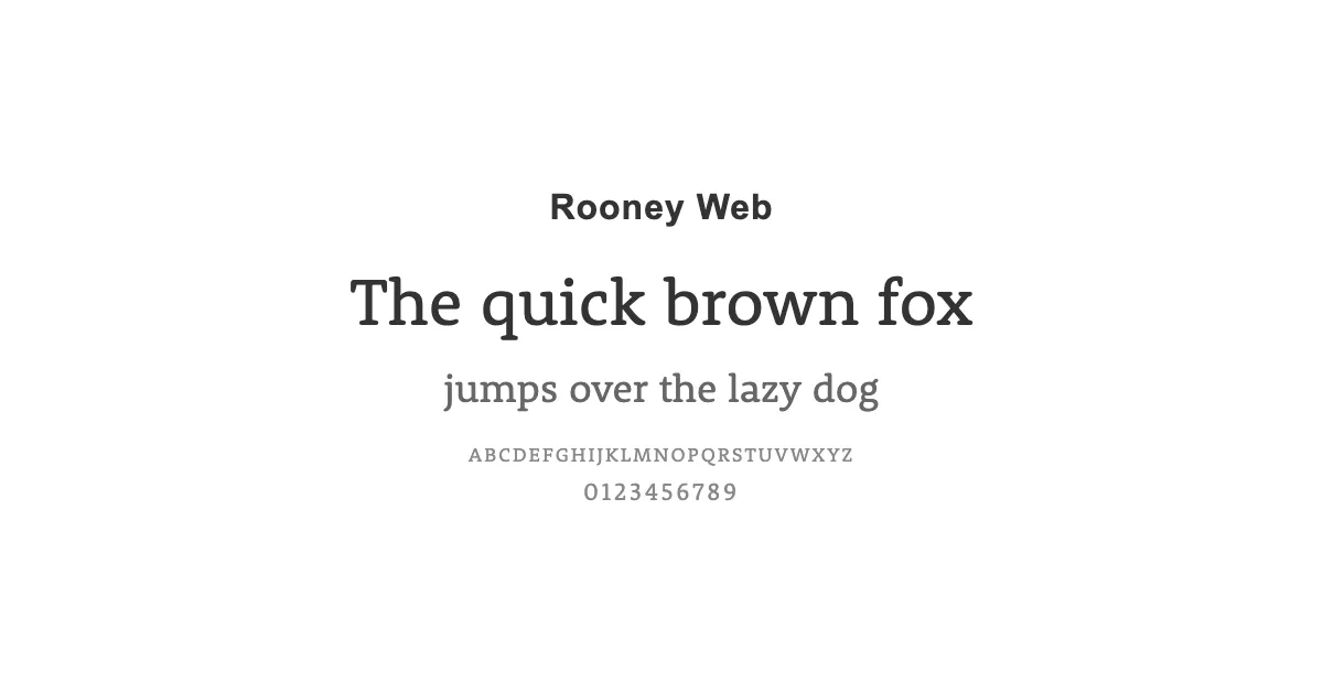 Rooney Webのサムネイル画像