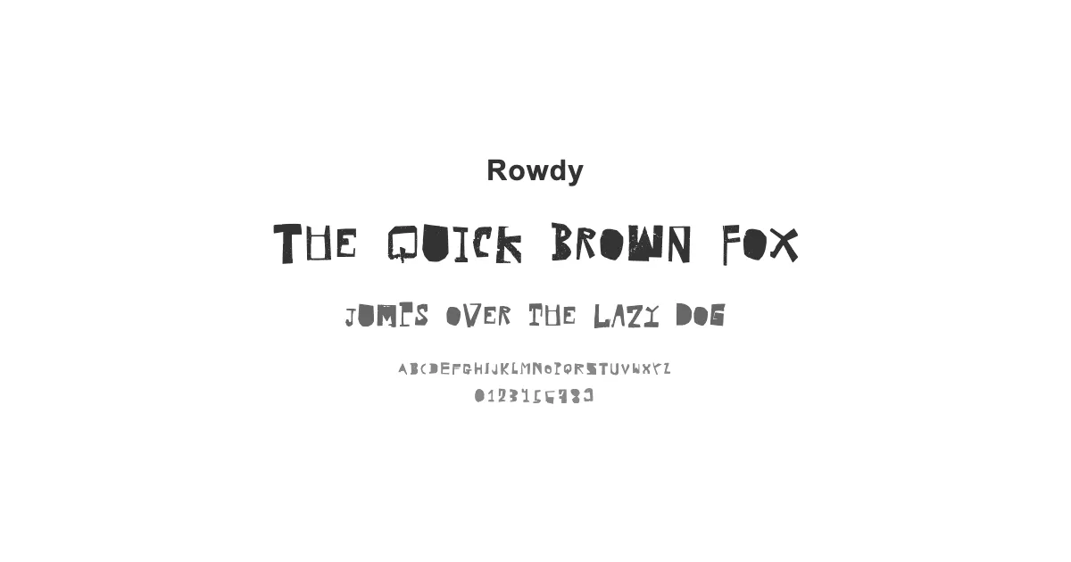 Rowdyのサムネイル画像