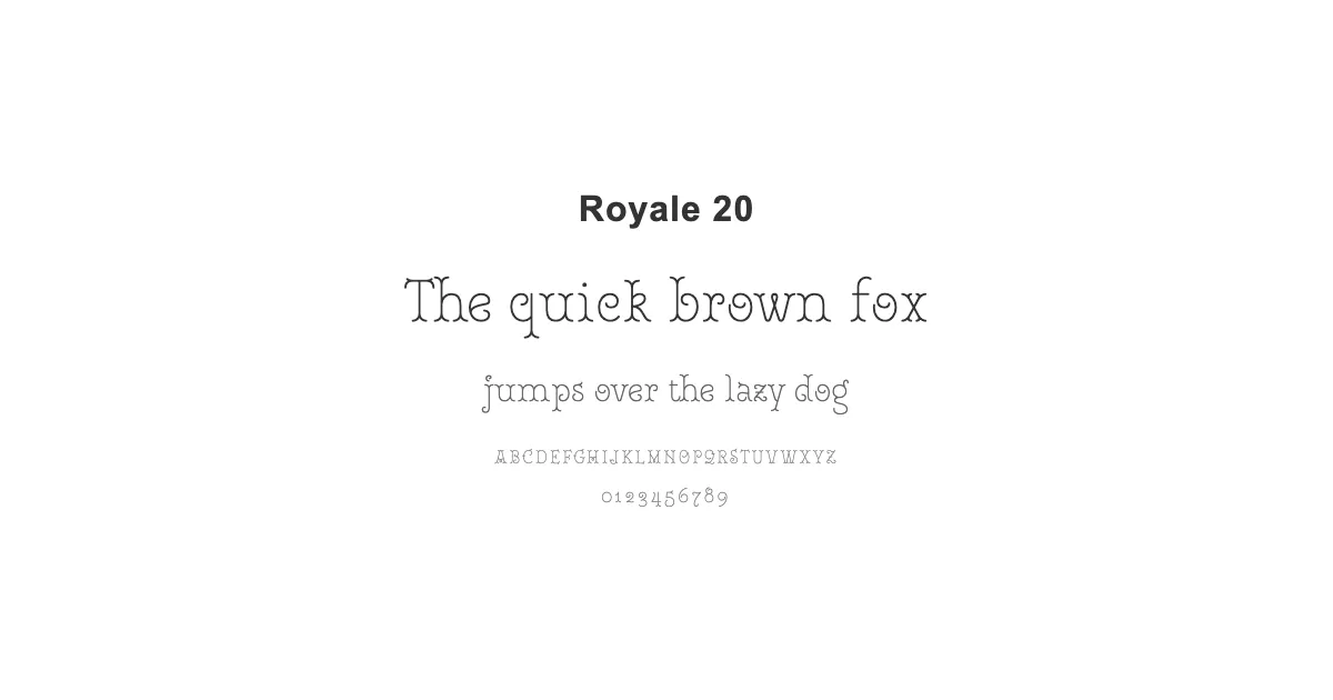 Royale 20のサムネイル画像