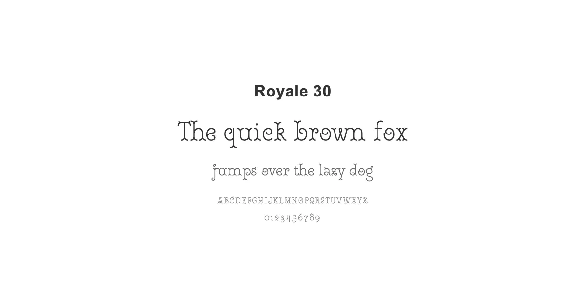Royale 30のサムネイル画像