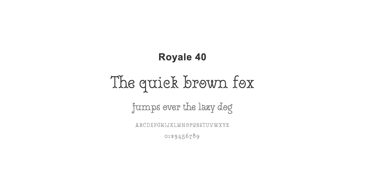 Royale 40のサムネイル画像