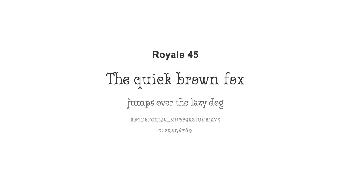 Royale 45のサムネイル画像