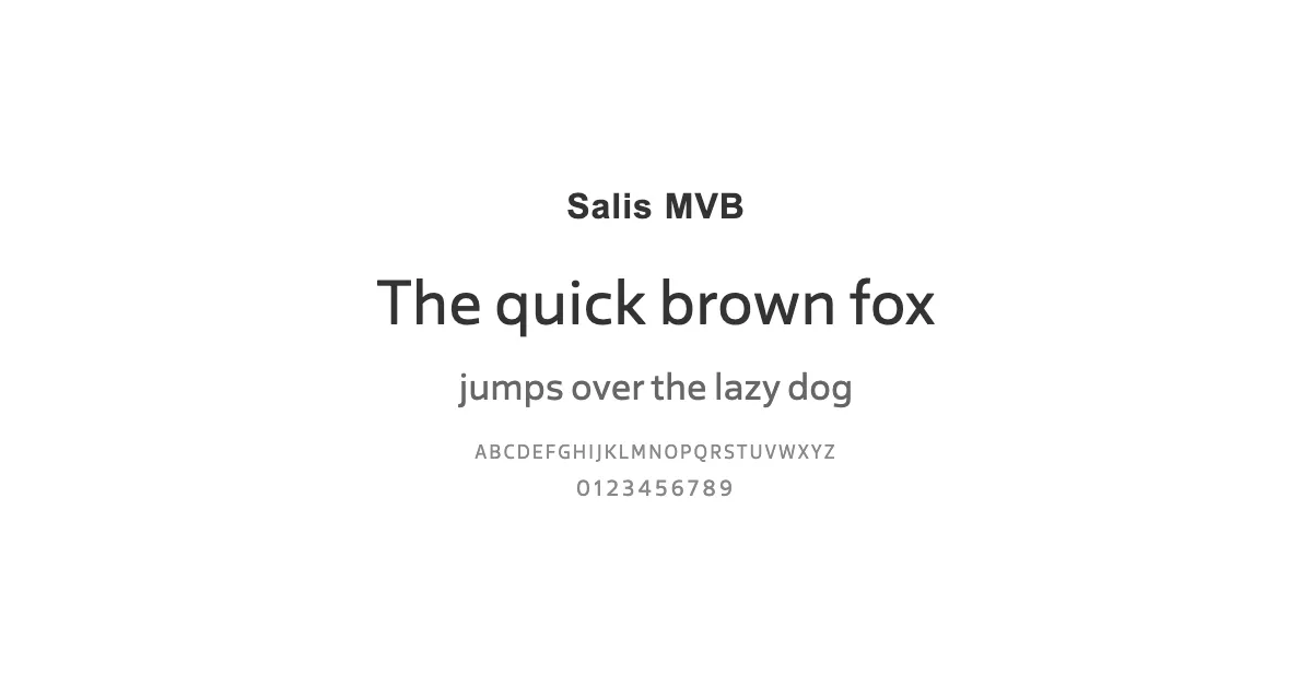 Salis MVBのサムネイル画像