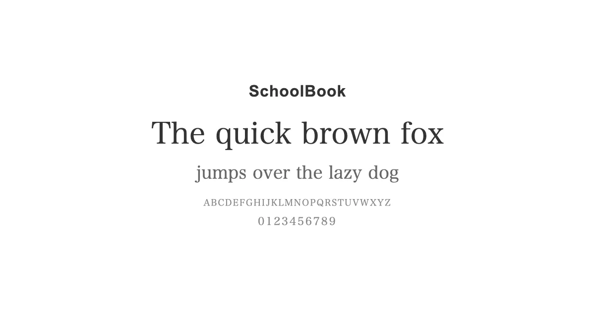 SchoolBookのサムネイル画像