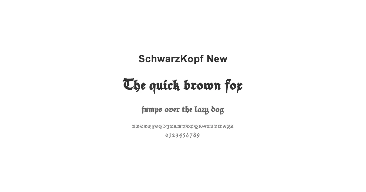 SchwarzKopf Newのサムネイル画像
