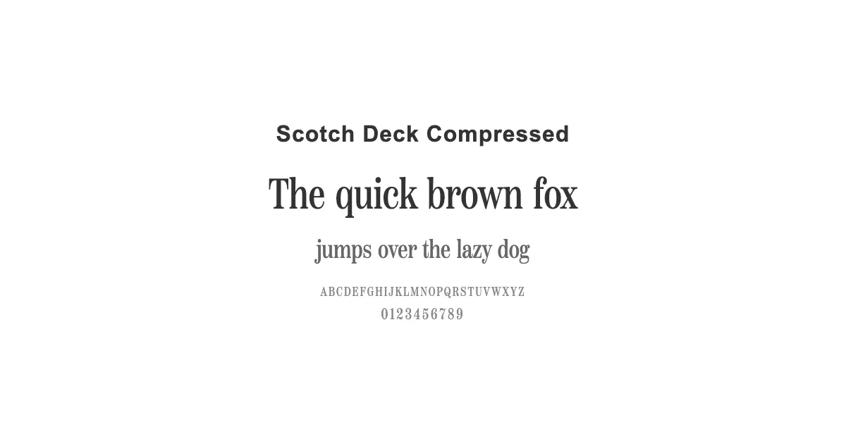 Scotch Deck Compressedのサムネイル画像
