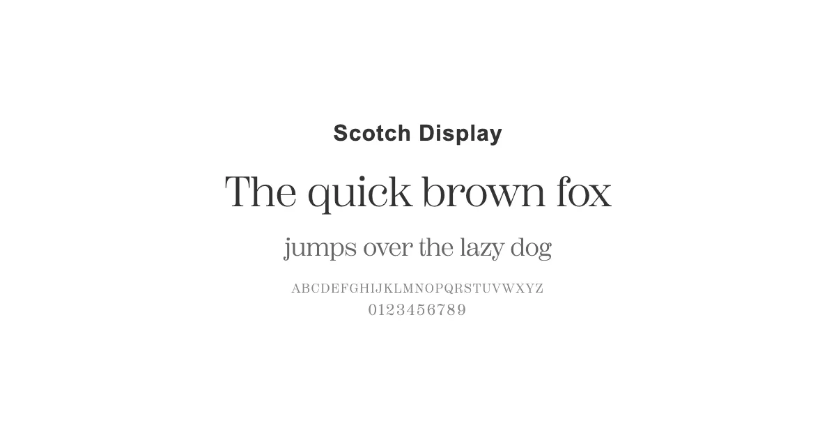 Scotch Displayのサムネイル画像