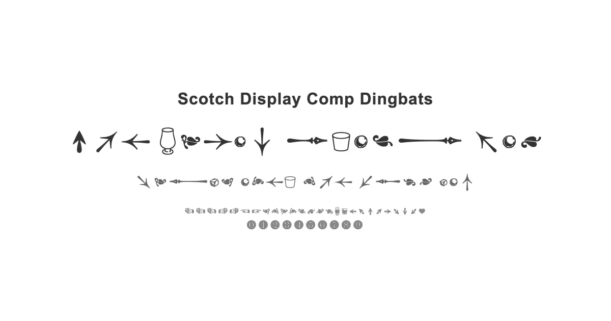 Scotch Display Comp Dingbatsのサムネイル画像