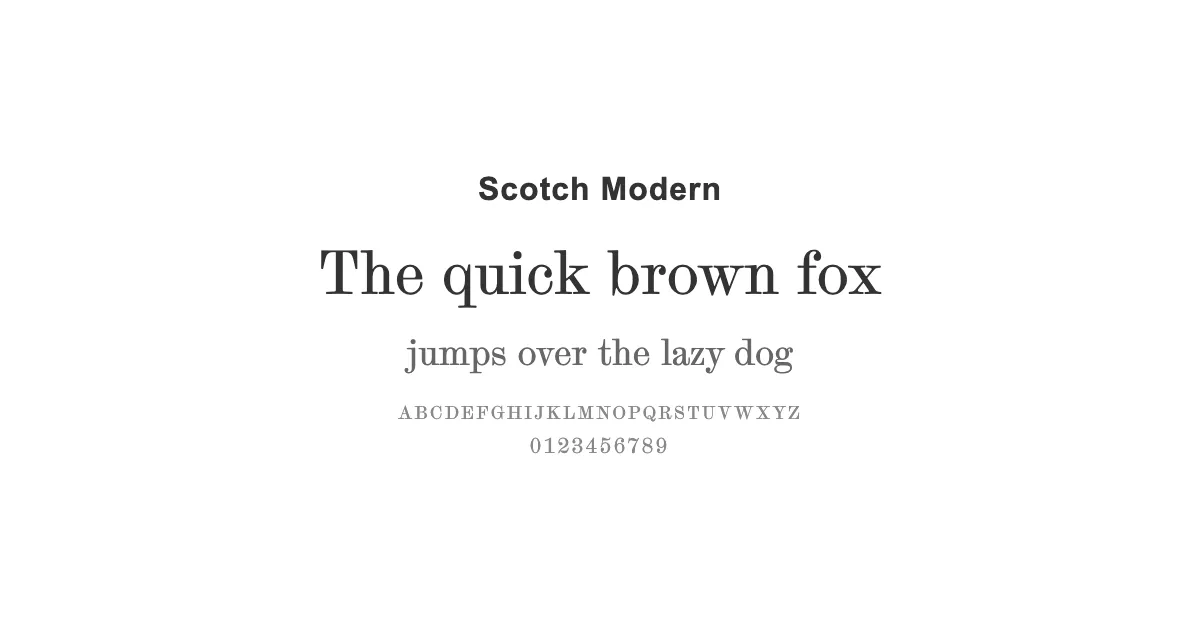 Scotch Modernのサムネイル画像