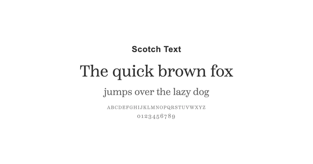 Scotch Textのサムネイル画像