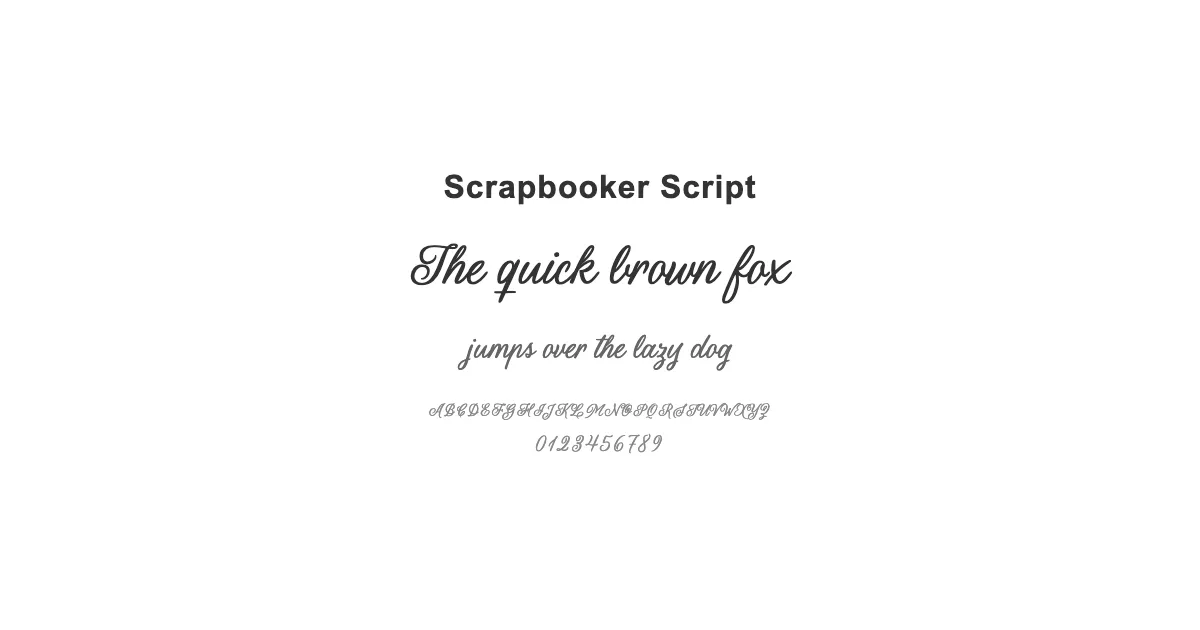 Scrapbooker Scriptのサムネイル画像