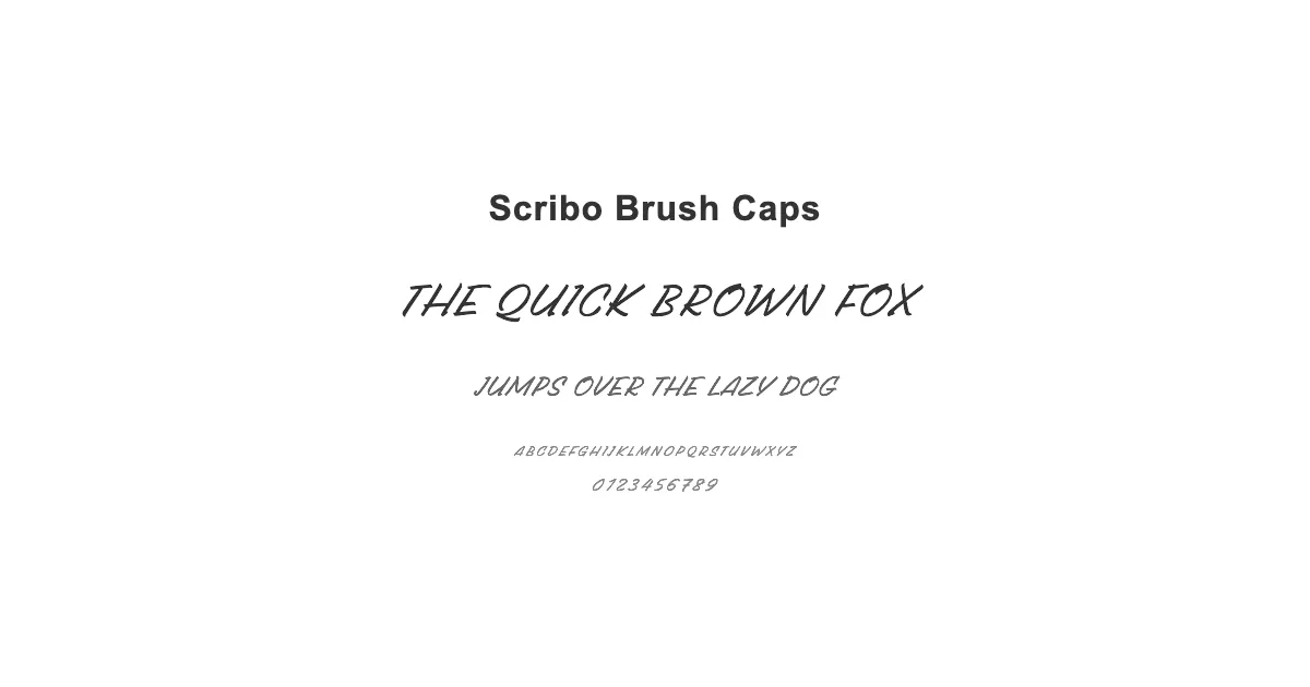 Scribo Brush Capsのサムネイル画像