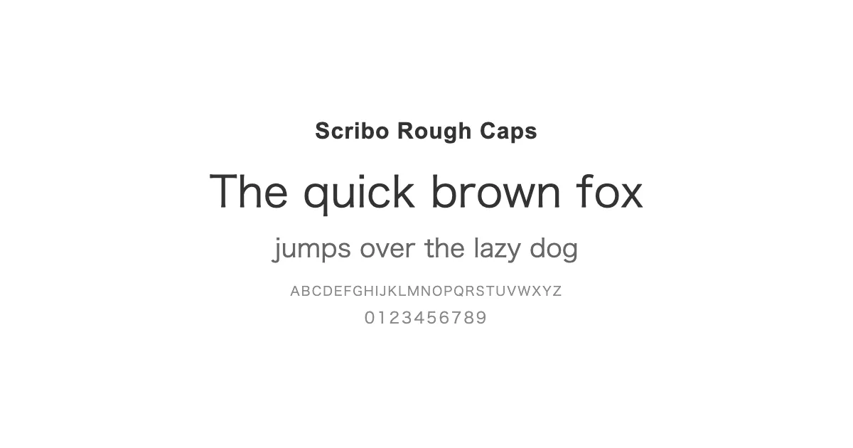 Scribo Rough Capsのサムネイル画像