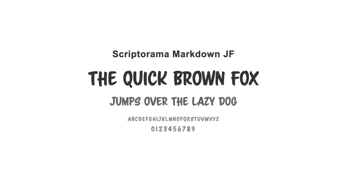 Scriptorama Markdown JFのサムネイル画像