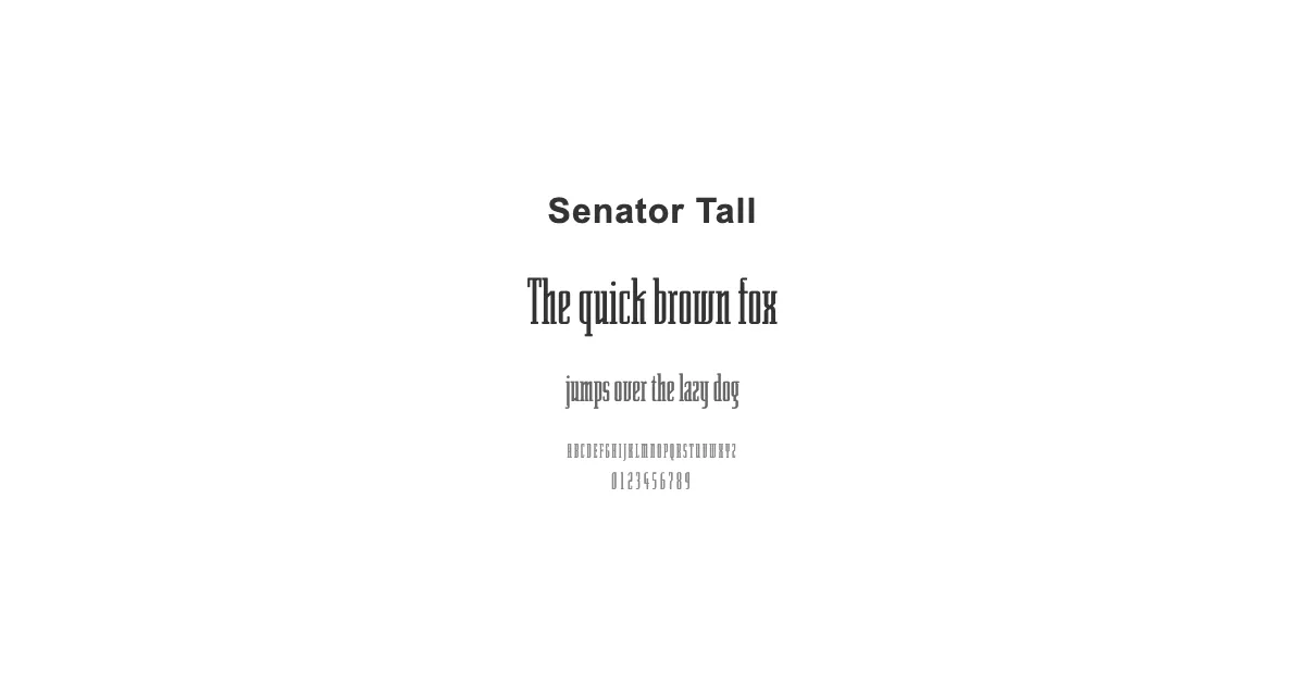 Senator Tallのサムネイル画像