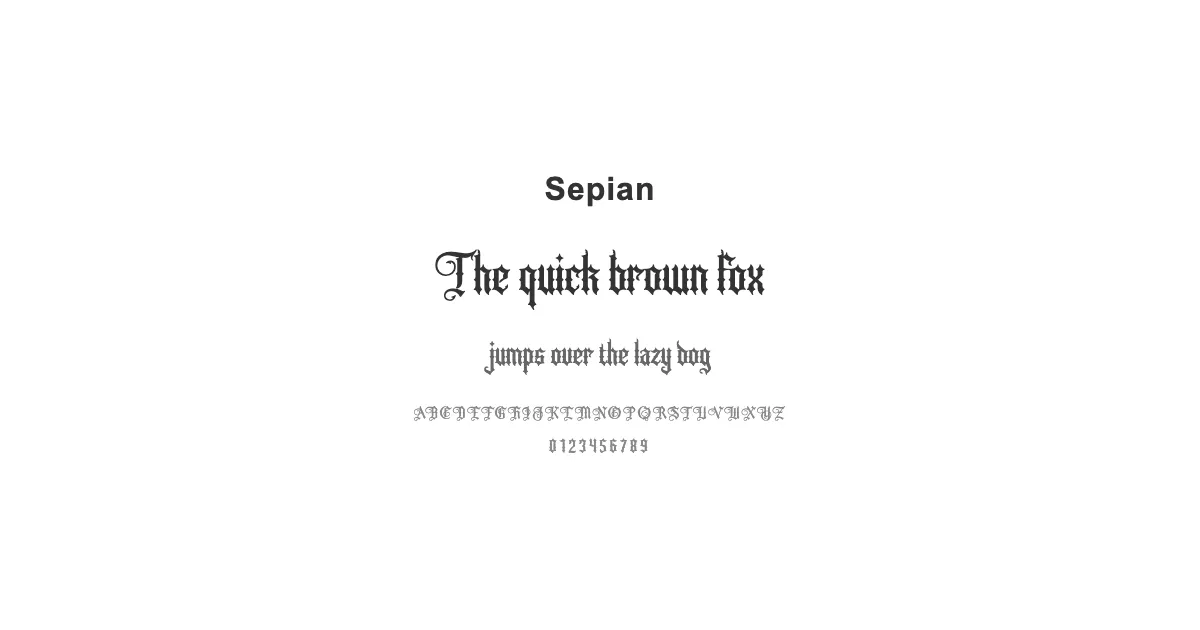 Sepianのサムネイル画像