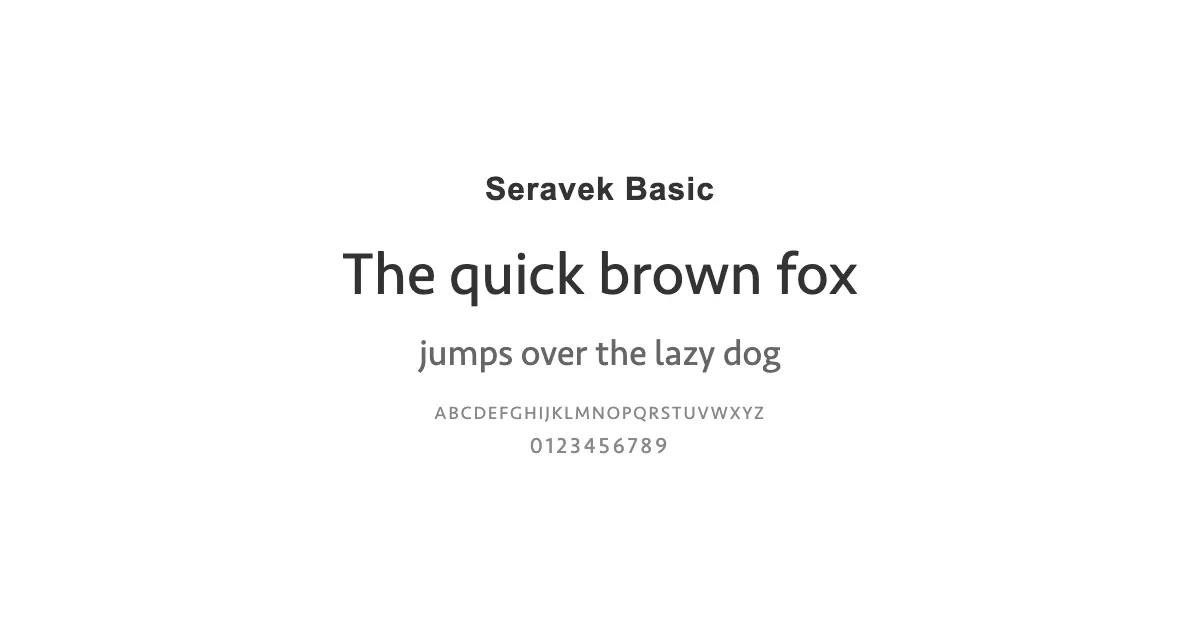 Seravek Basicのサムネイル画像