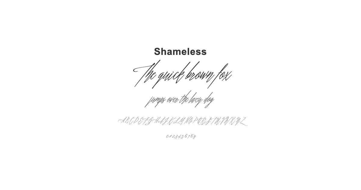 Shamelessのサムネイル画像