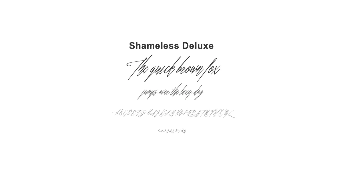 Shameless Deluxeのサムネイル画像