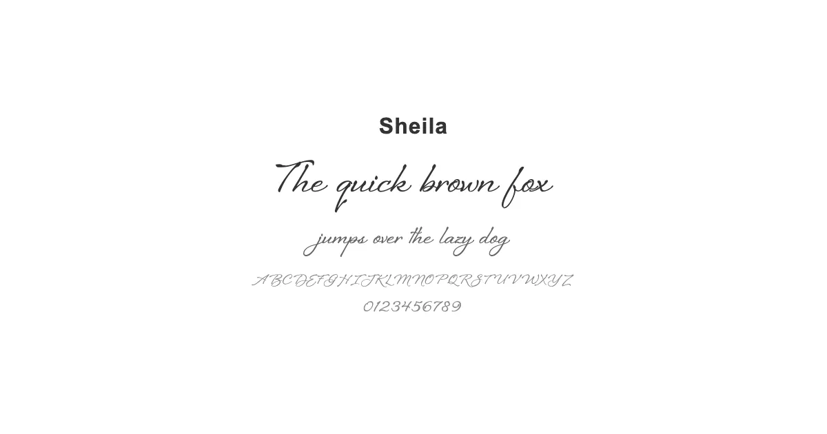 Sheilaのサムネイル画像