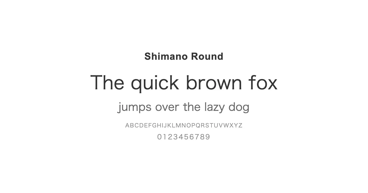 Shimano Roundのサムネイル画像