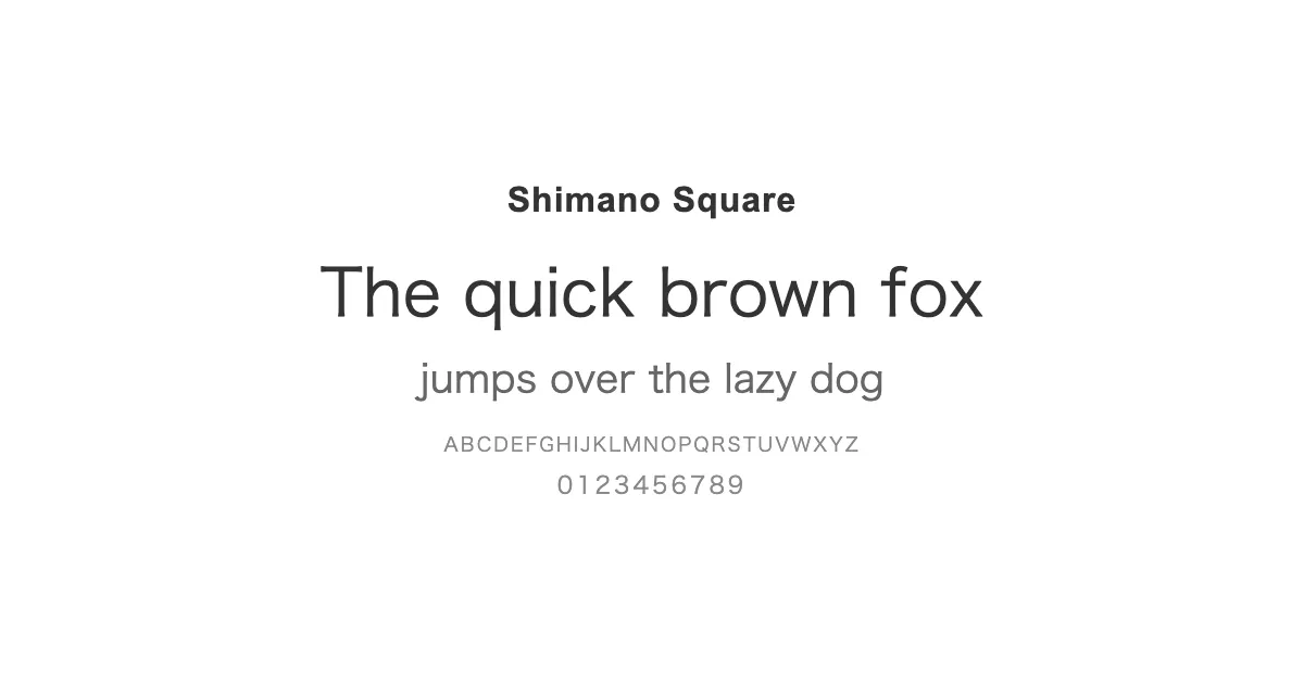 Shimano Squareのサムネイル画像