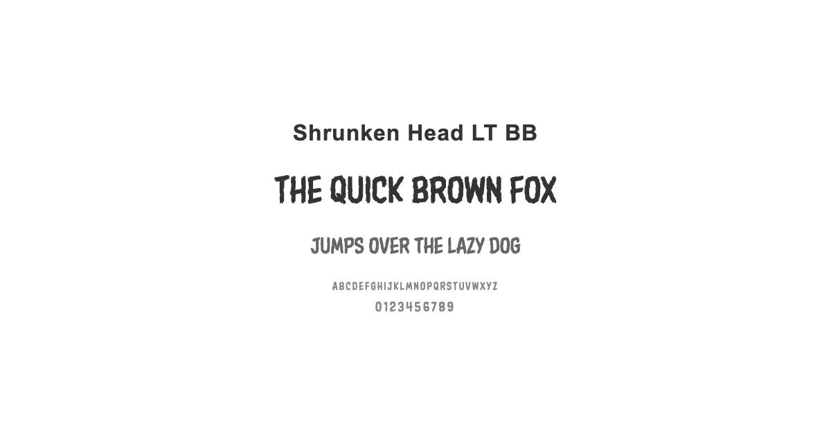Shrunken Head LT BBのサムネイル画像