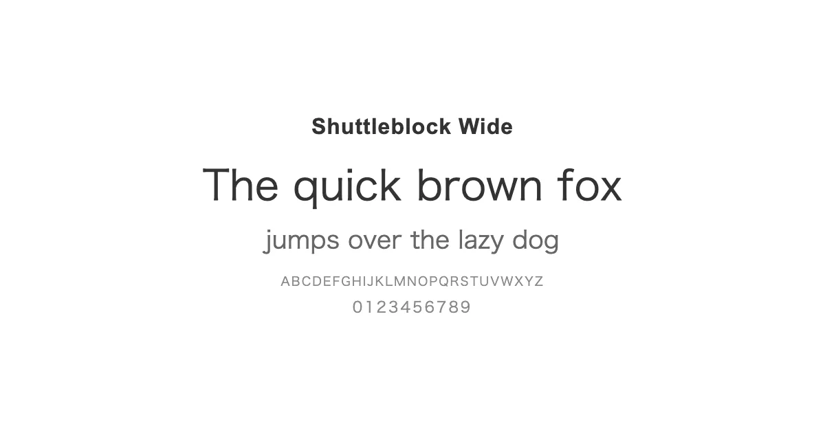Shuttleblock Wideのサムネイル画像