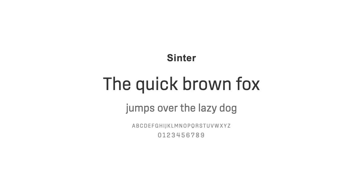 Sinterのサムネイル画像