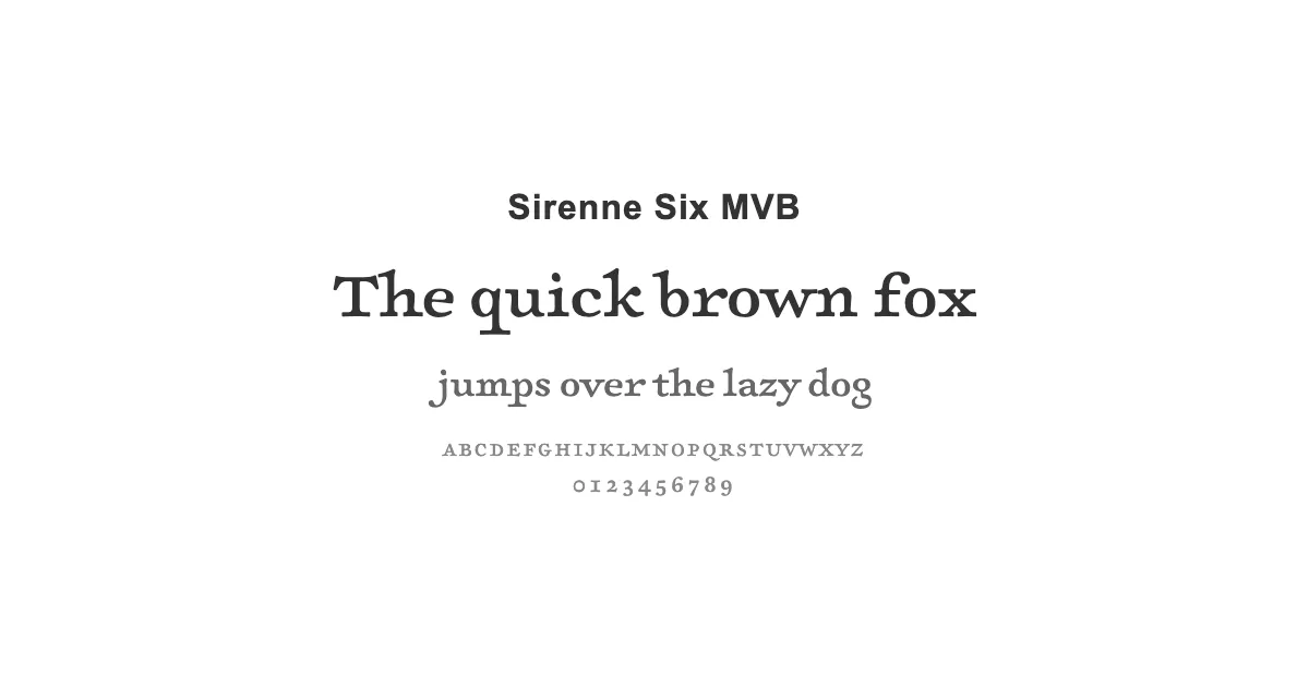 Sirenne Six MVBのサムネイル画像