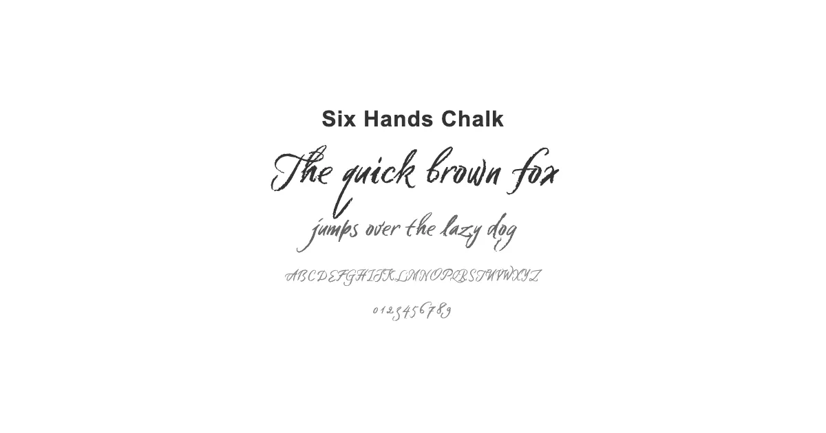 Six Hands Chalkのサムネイル画像
