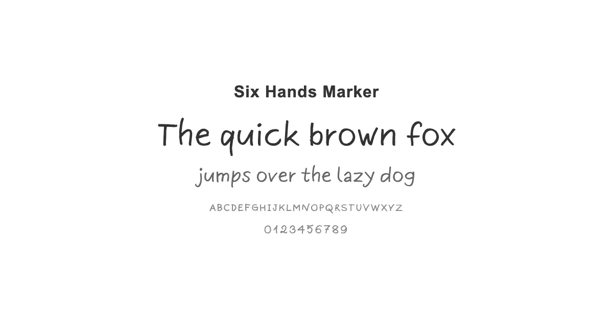 Six Hands Markerのサムネイル画像