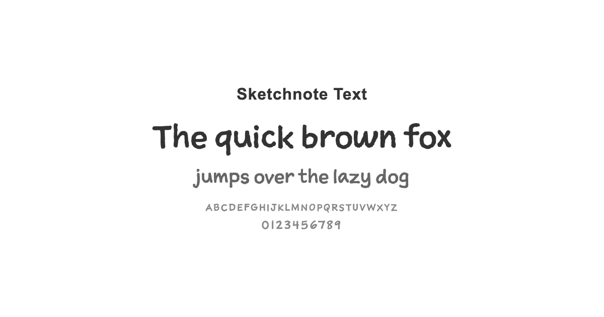 Sketchnote Textのサムネイル画像