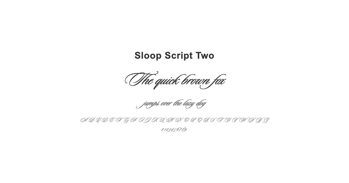 Sloop Script Twoのサムネイル画像