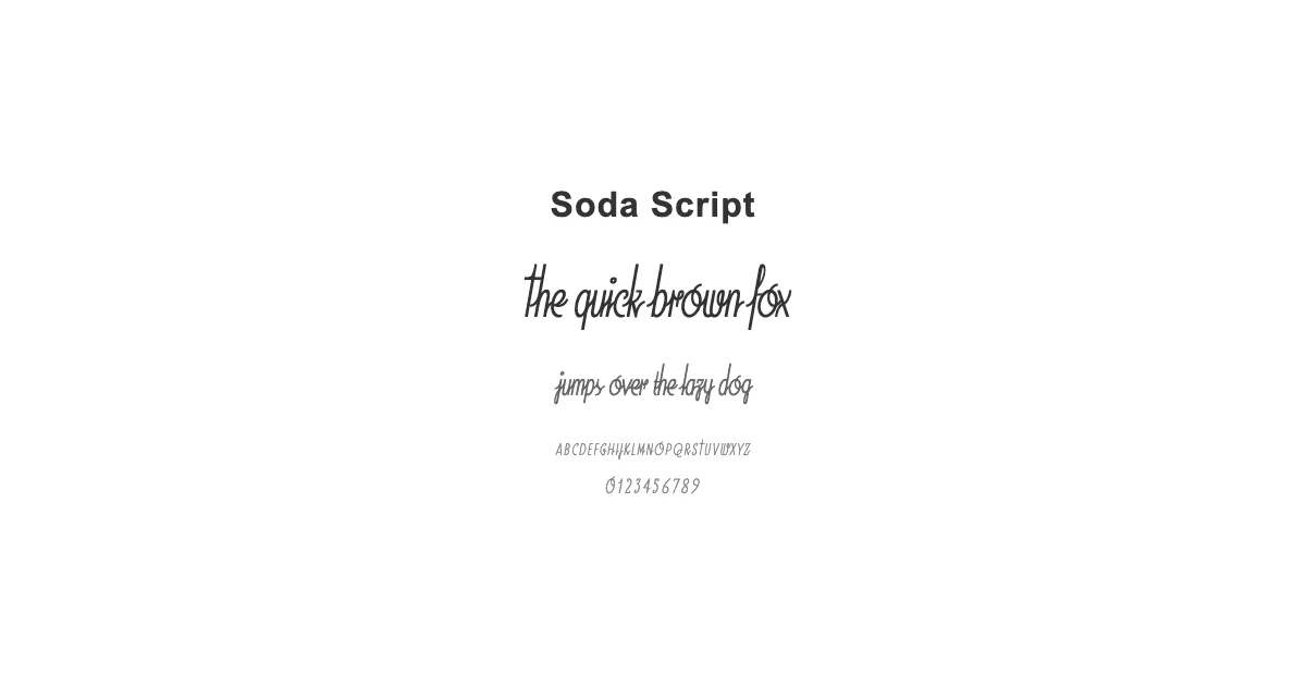 Soda Script のサムネイル画像