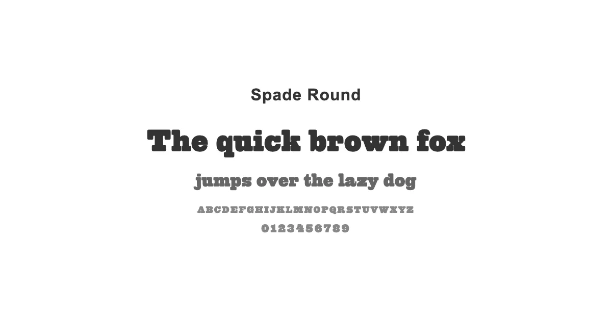 Spade Roundのサムネイル画像