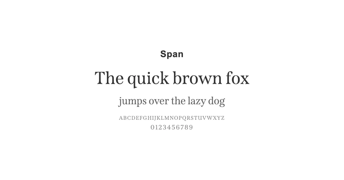 Spanのサムネイル画像