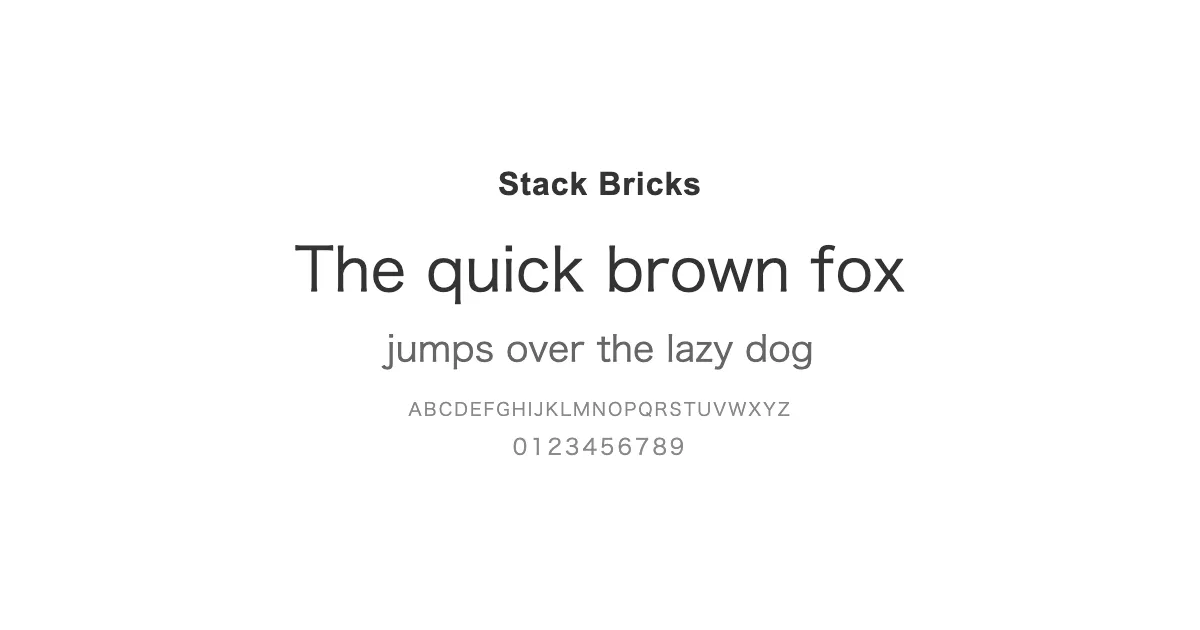 Stack Bricksのサムネイル画像