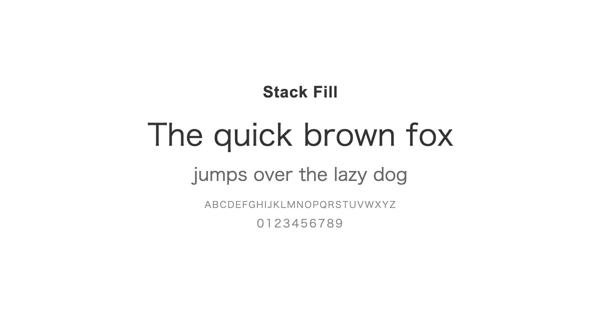 Stack Fillのサムネイル画像