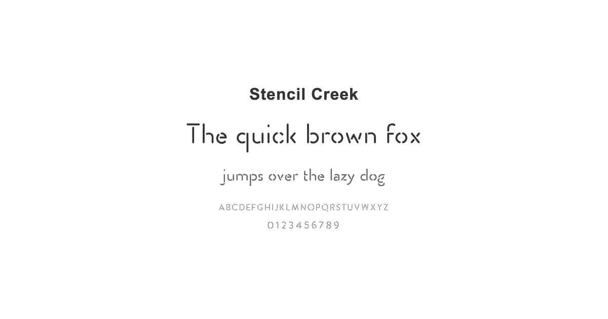 Stencil Creekのサムネイル画像