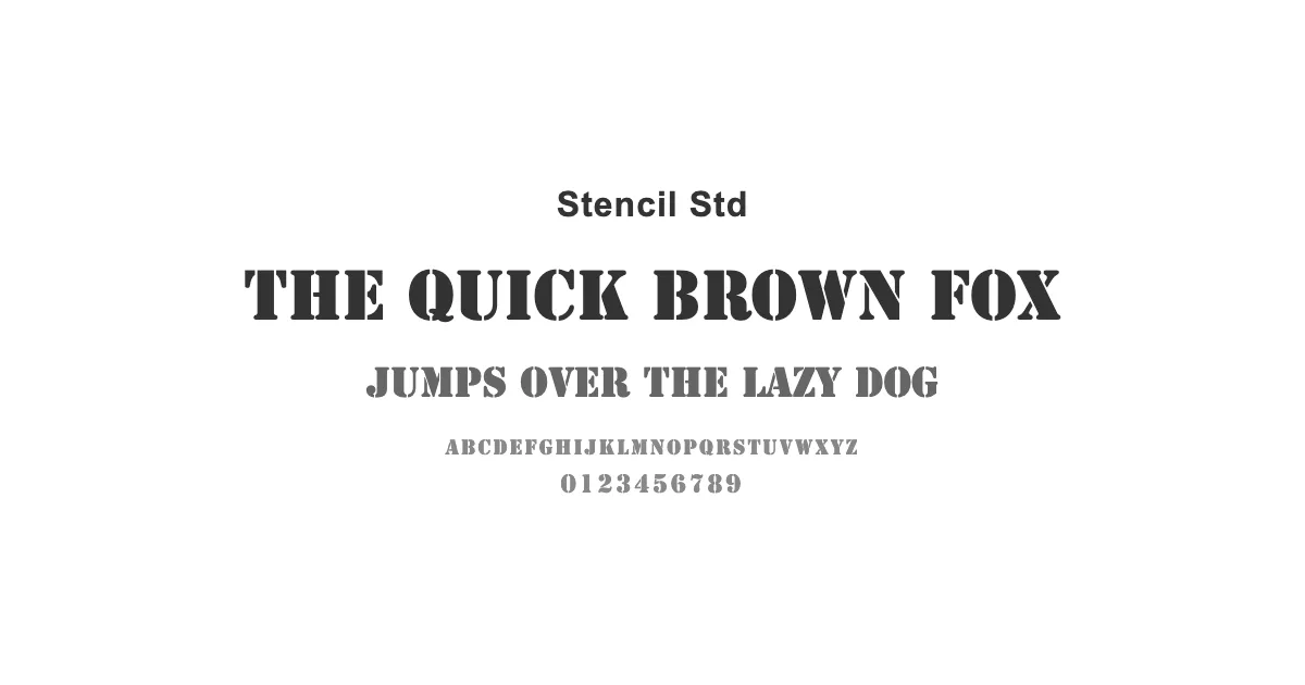 Stencil Stdのサムネイル画像