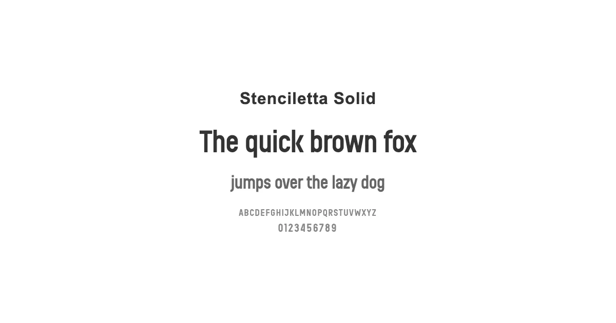 Stenciletta Solidのサムネイル画像