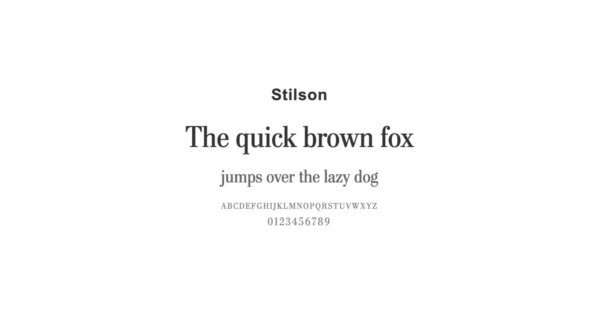 Stilsonのサムネイル画像